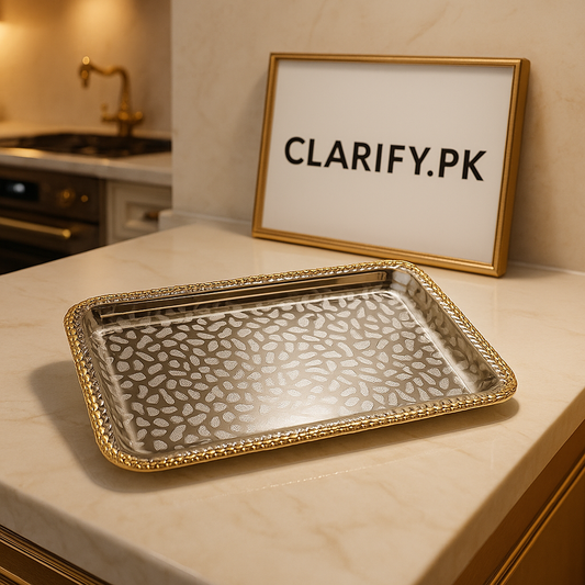 Stainless Steel Dish Tray – Rust-Resistant Serving Platter