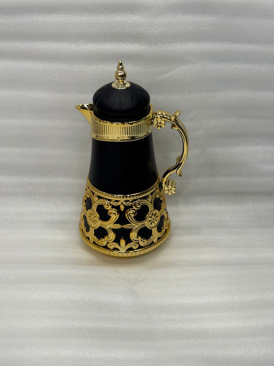 1L Luxury Black & Gold Thermos – Premium Insulated Flask