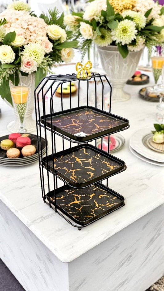 Elegant Ceramic Dessert Stand – Cake & Snack Holder