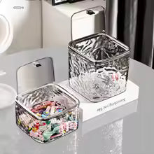 Clarify.pk acrylic hair accessories organizer with two clear compartments for neat storage