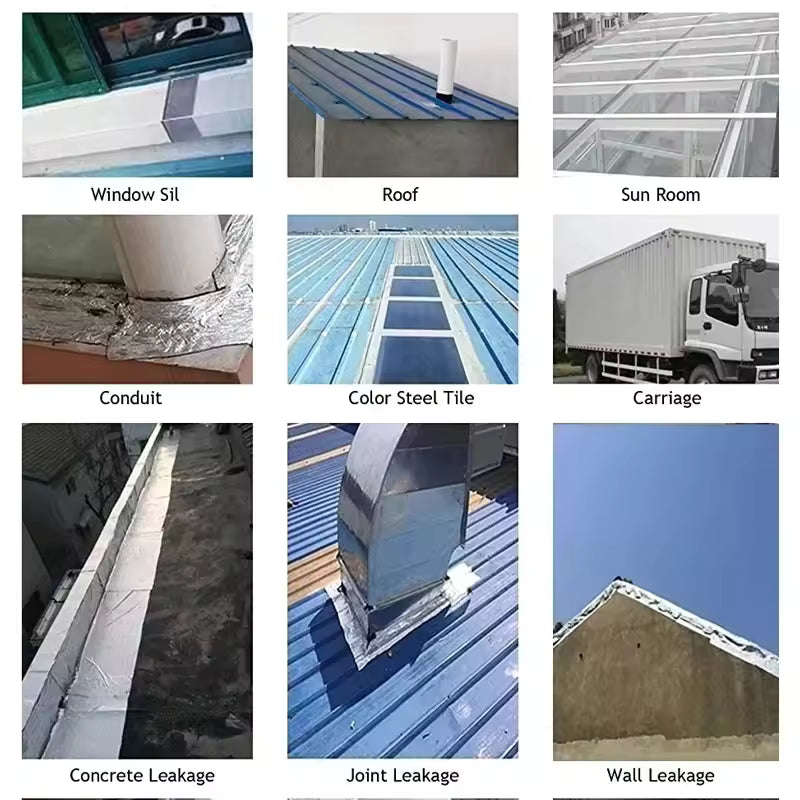 Clarify.pk aluminum foil waterproof tape applied on roof joints wall leakage and concrete leakage for sealing