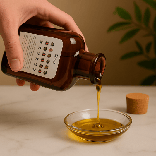 Amber Apothecary Bottle with Cork Lid – Herbal, Perfume & Kitchen Storage - Clarify.pk