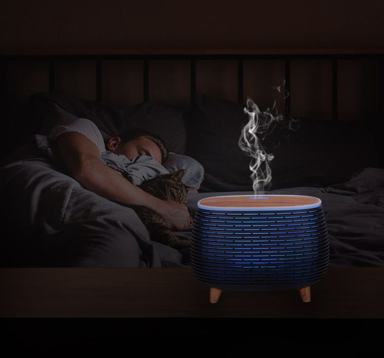 Ultrasonic Home Humidifier with Colorful Ambient Lights