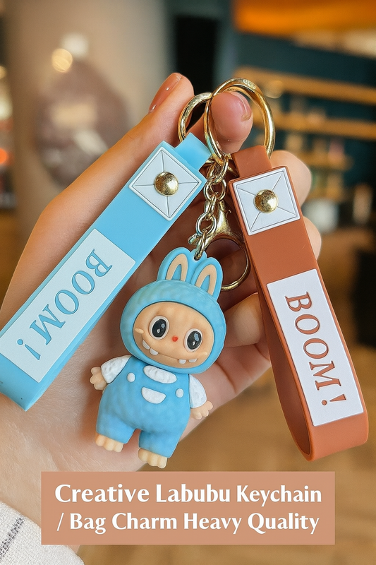 Stylish Labubu Keychain – Trendy Bag Charm Accessory (Random)