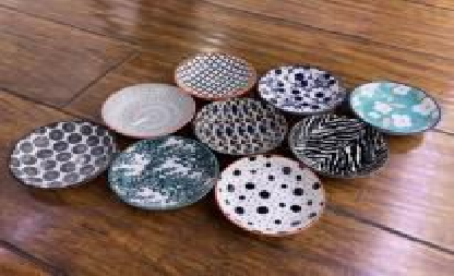 Porcelain Mini Plate – Decorative Snack Plate (each)