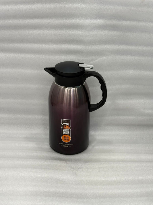 2.2L Stainless Steel Thermal Flask – Purple Hot & Cold Bottle