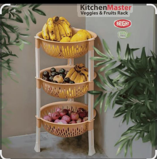 Vegetable 3 Layer Basket – Kitchen Storage Rack