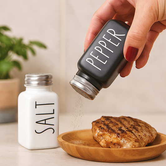 Salt & Pepper Shaker Pair – Elegant Tabletop Set