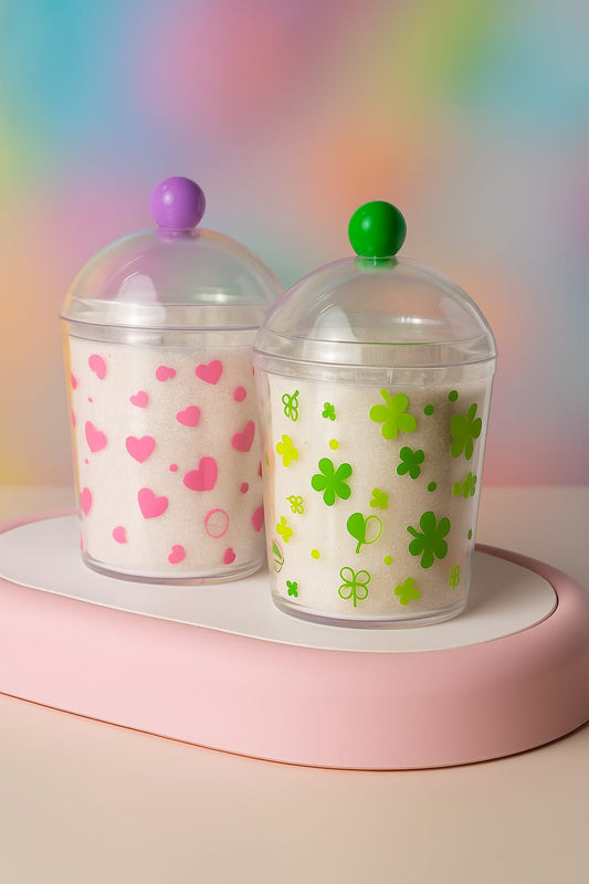 Acrylic Sugar Pot 500g – Transparent Airtight Jar