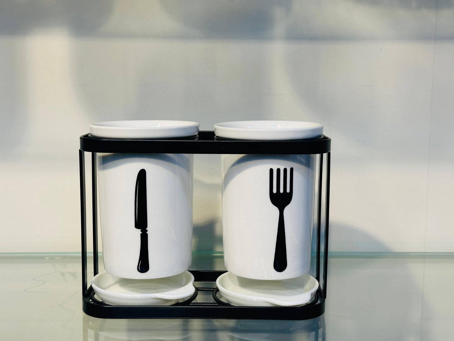 Metal Stand Spoon Holder – Kitchen Organizer