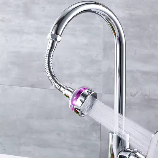 Clarify.pk chrome aerator with 360 degree rotating kitchen faucet nozzle for flexible water flow