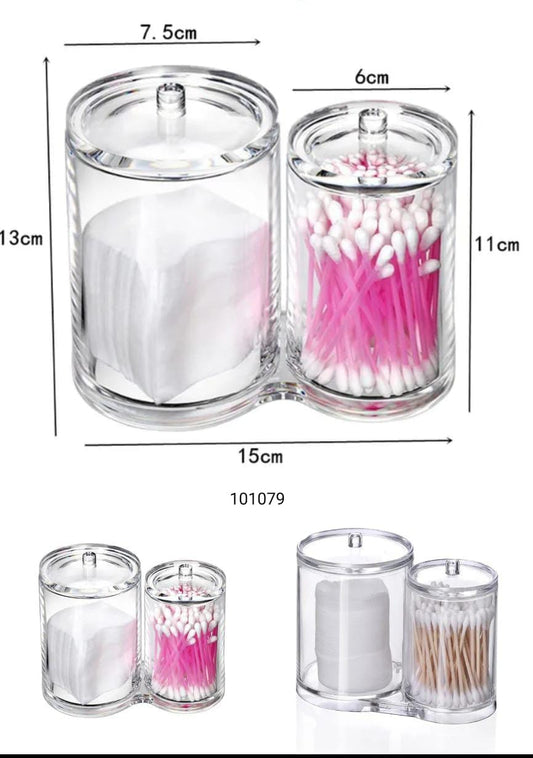 Acrylic Cotton Bird Holder – Stylish Cotton Swab Organizer