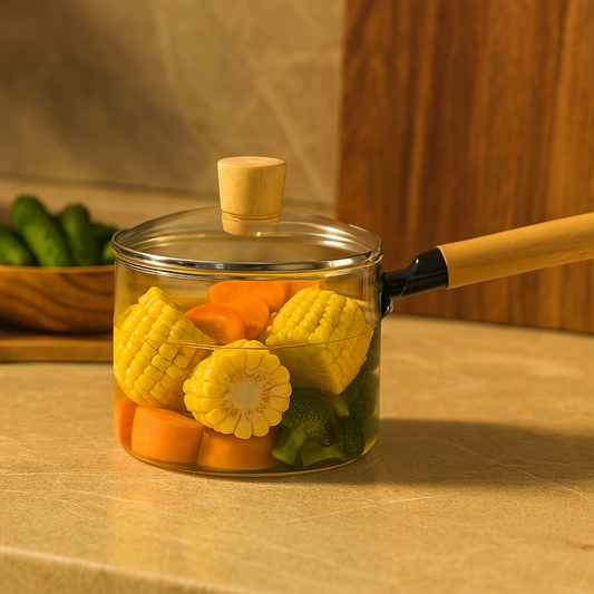 Non-Stick Marble Coated Sauce Pan with Lid