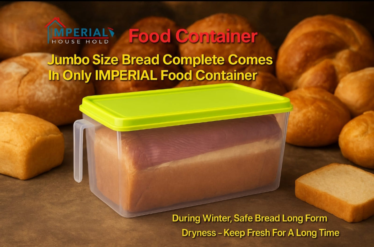 Jumbo Food Storage Container – Large Airtight Box