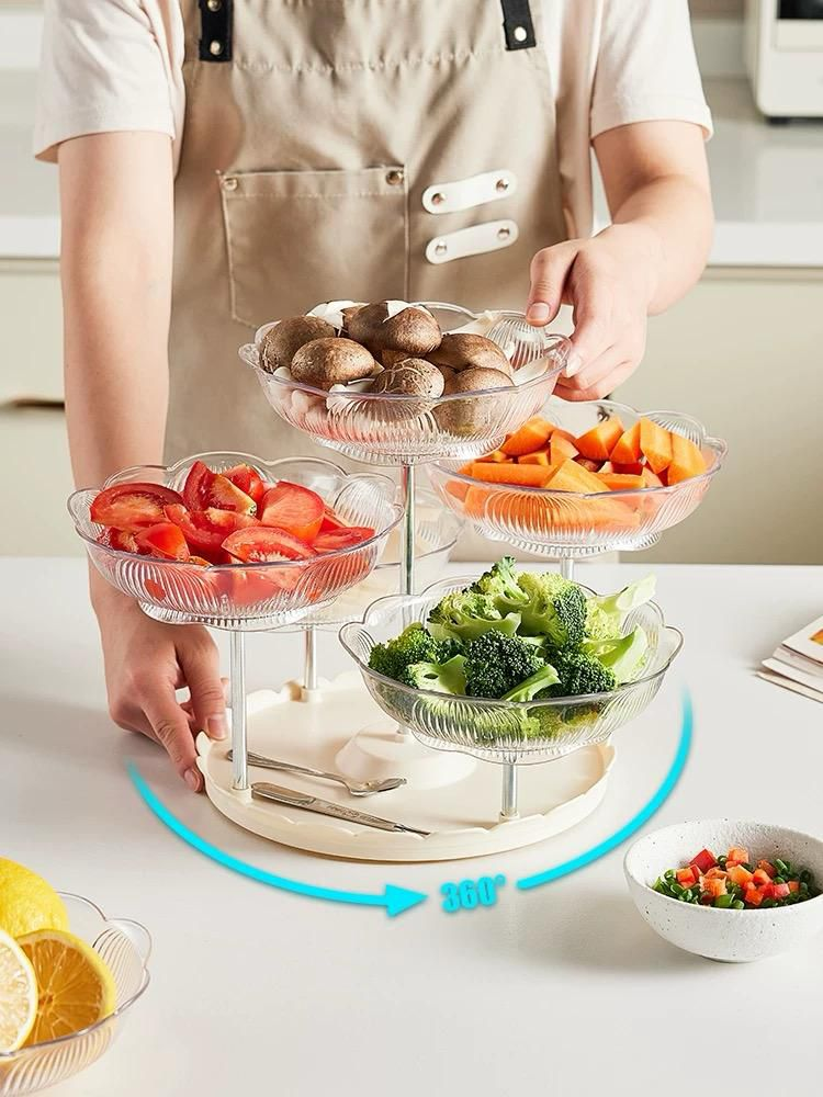 5-Head Starving Fruit Basket – Modern Kitchen Organizer