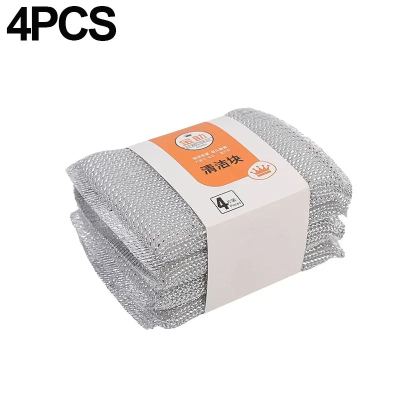Clarify double sided kitchen cleaning sponge pack of 4 for effective kitchen scrubbing and wiping