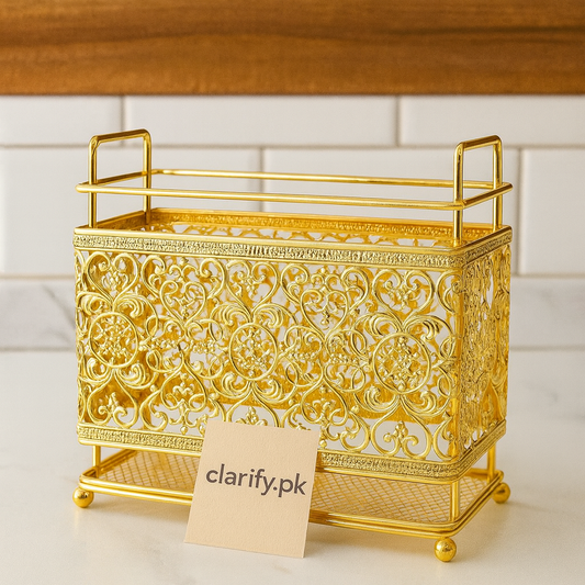 Stainless Steel Cutlery Holder – Kitchen Organizer