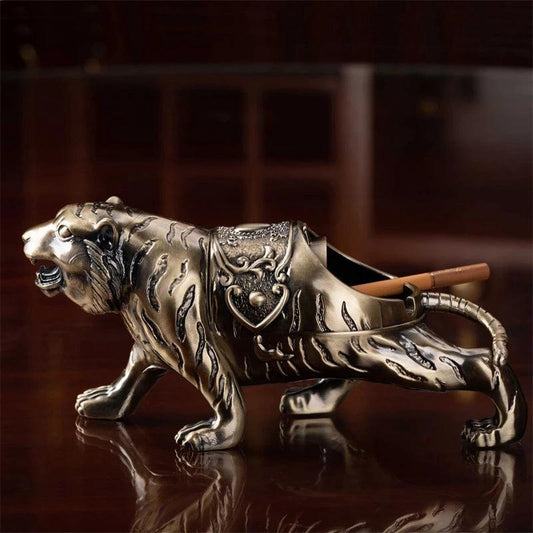 Metal Tiger Ashtray – Creative Smoking Accessory