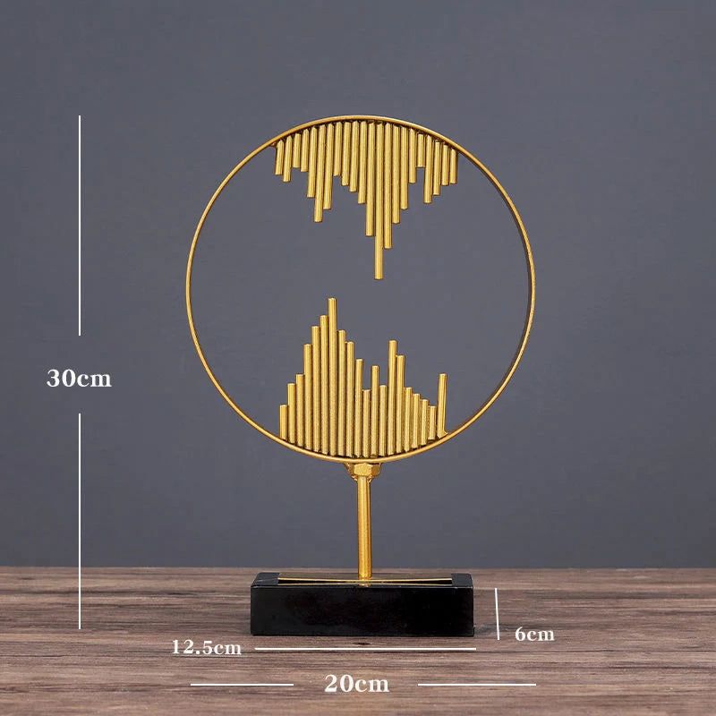 Metal Motive Decorative Showpiece – Elegant Home Accent