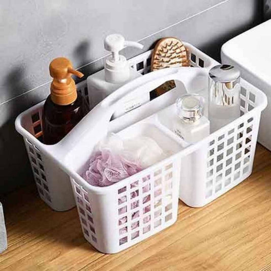 Portable Shower Caddy Basket – Multi-Compartment Organizer with Handle