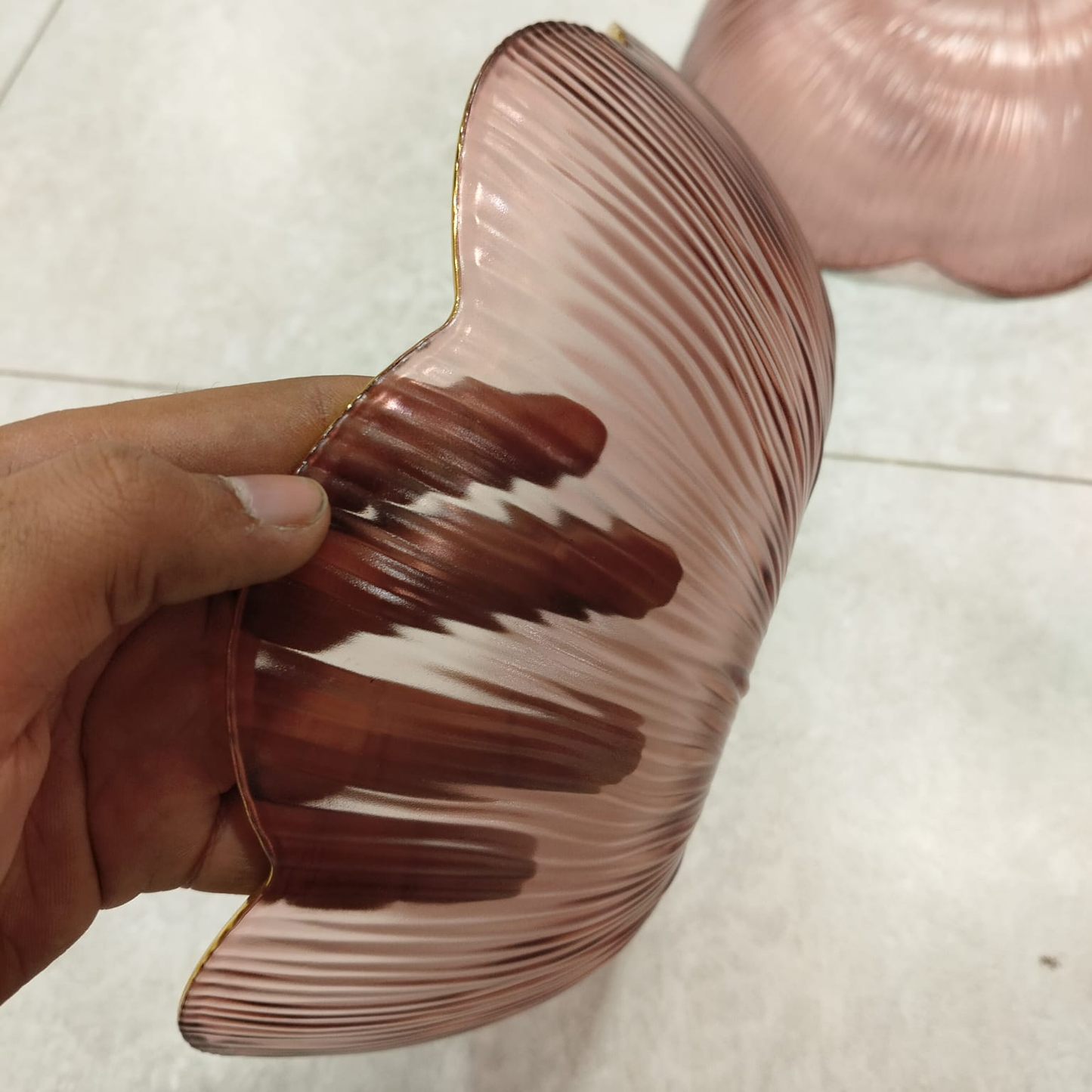 European Style Glass Fruit Bowl – Elegant Tableware