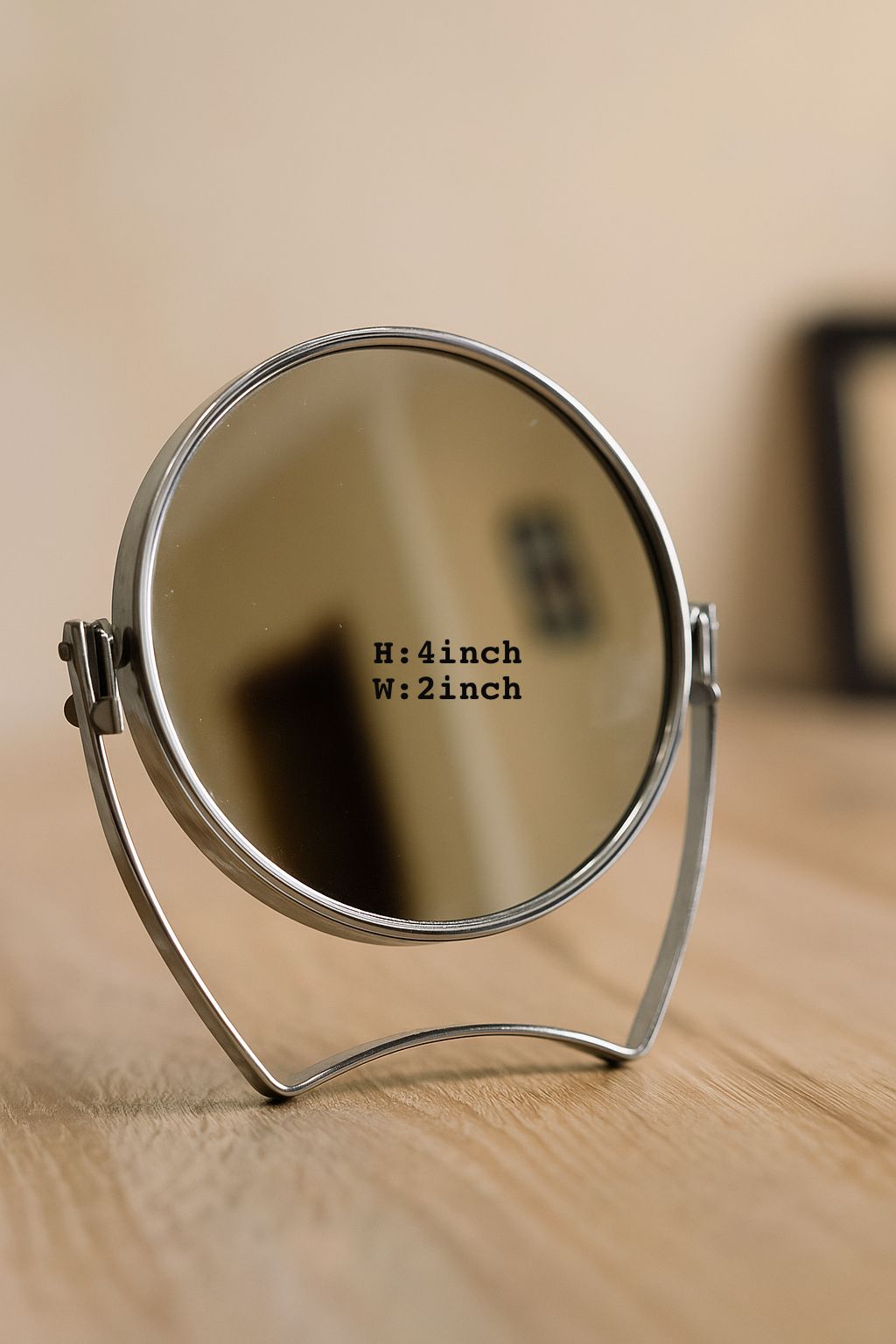 Mini Portable Makeup Mirror – Compact Travel Size