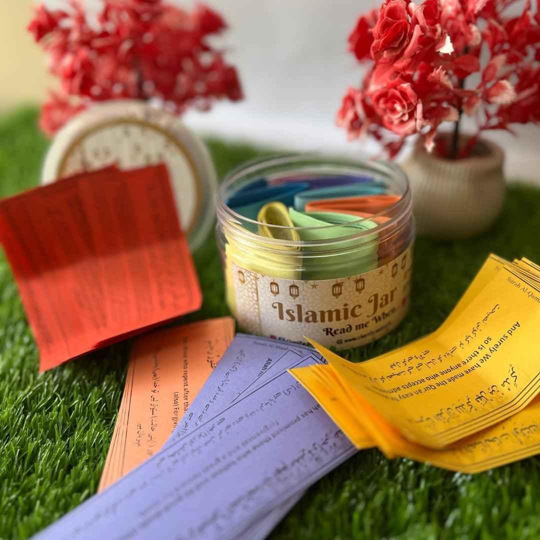 90+ Quranic Ayat Islamic Jar With Gift Wrap (Buy 1 Get 1 Free)
