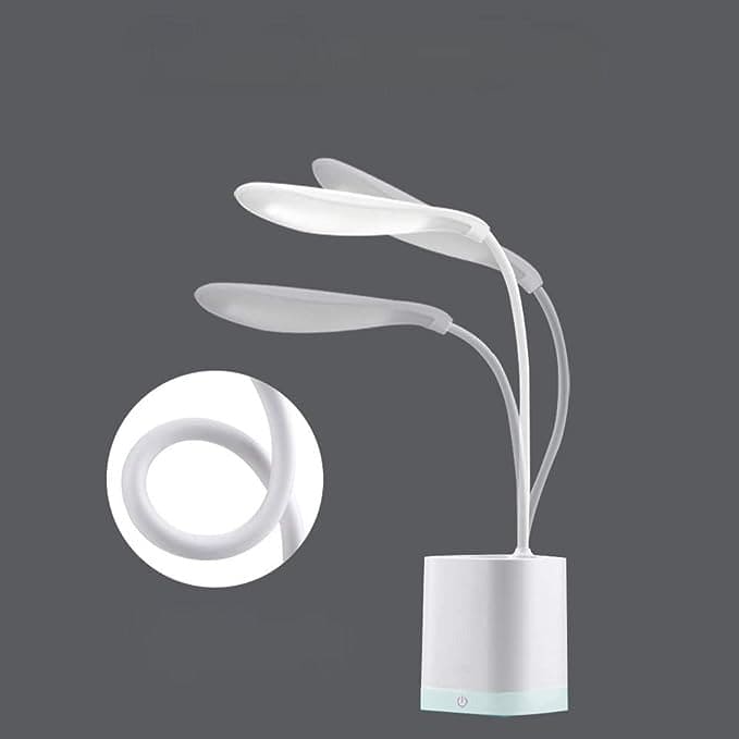 Clarify.pk flexible smart LED desk lamp with adjustable white light and modern design