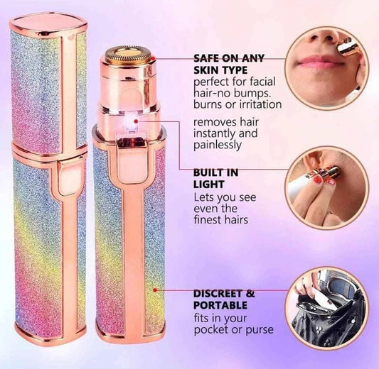 Glitter Eyebrow Trimmer 2 in 1 Rechargeable