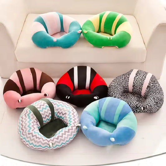 Clarify.pk infant baby support seat collection in various colors and patterns for comfortable baby seating