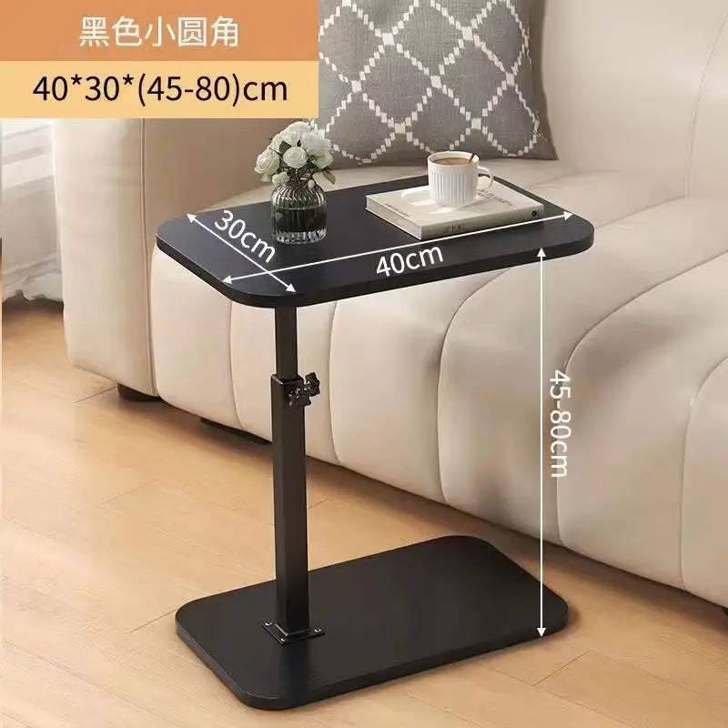 Clarify.pk black lifting side table for living room with adjustable height and modern design
