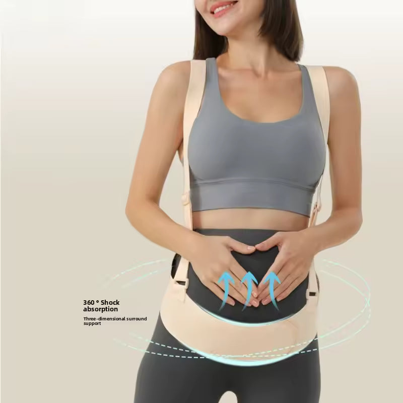 Clarify pk maternity support belt with adjustable shoulder straps and belly lift to ease discomfort pregnancy support belt for pain