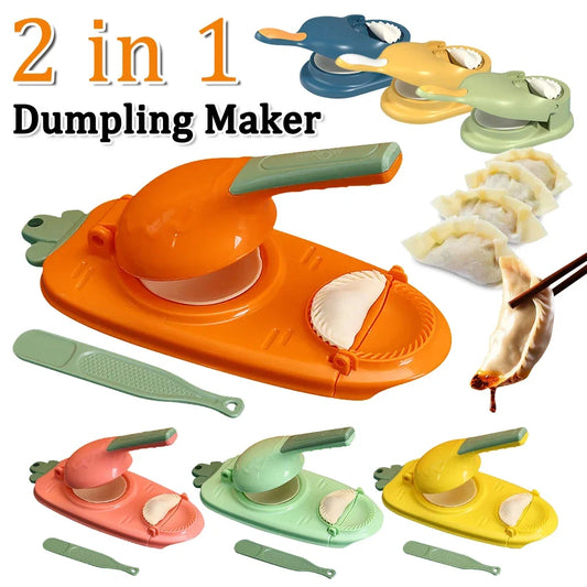 Clarify.pk 2 in 1 dumpling mold in multiple colors with dumpling maker and shaping tools