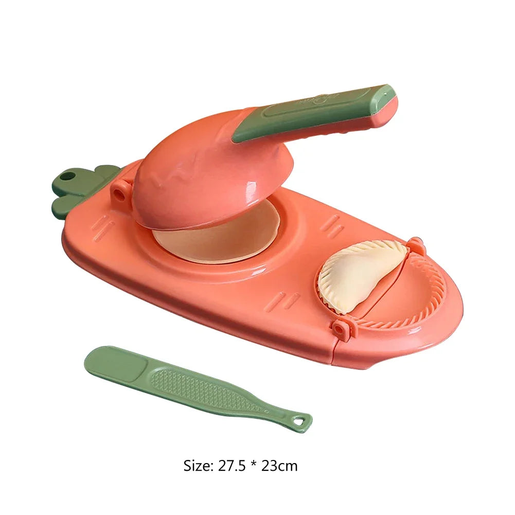 2 In1 Dumpling Maker Dumpling Skin Press Manual Labor-Saving Ravioli Empanadas Dough Skin Mold Machine Kitchen Tools Accessories