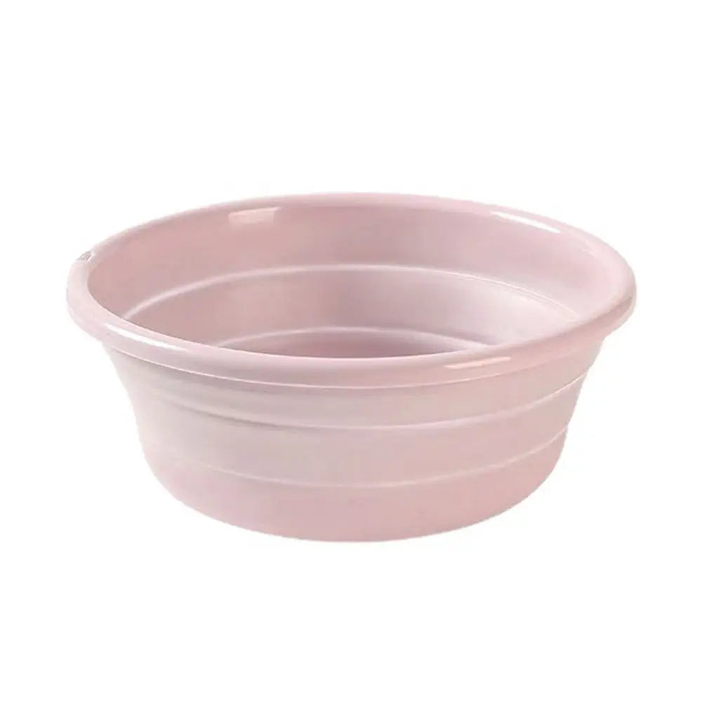 Clarify.pk pink portable folding laundry tub basin for easy washing and storage