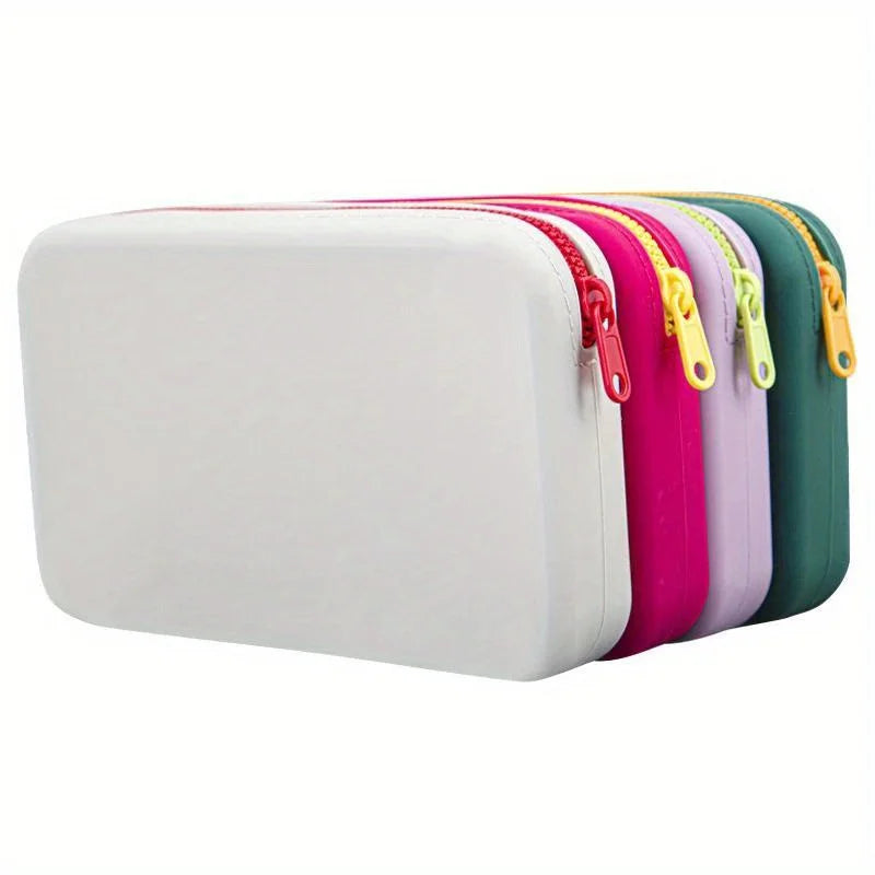 Clarify.pk cosmetic storage bags in multiple colors with zippers portable makeup brush organizer