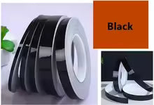 Black roll of self adhesive tile stickers from Clarify.pk for easy and durable tile decoration