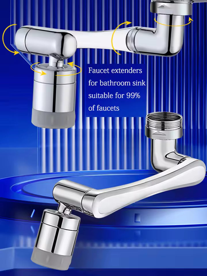 Clarify pk stainless steel faucet extender for bathroom sink suitable for 99 percent of faucets