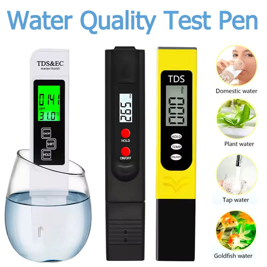 Clarify.pk TDS meter for water testing with digital display measuring water quality in different water types