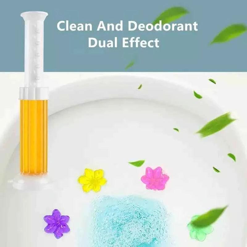 Toilet Fragrance Gel Injection with clean and deodorant dual effect for a fresh bathroom