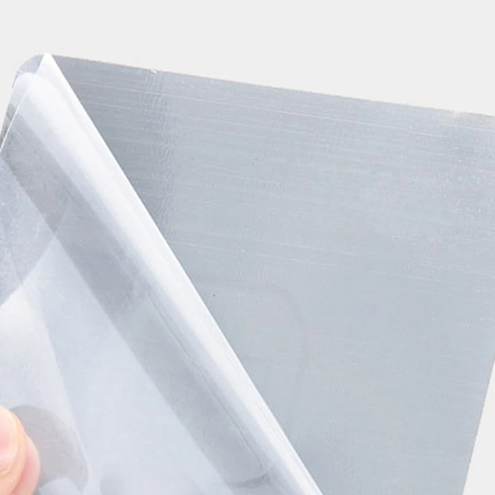 Clear waterproof adhesive sheet for protective use on surfaces in sink shelf organizer