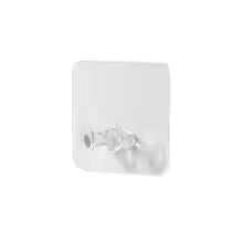 Clear adhesive Wall Storage Hook with transparent design for easy and damage-free wall mounting