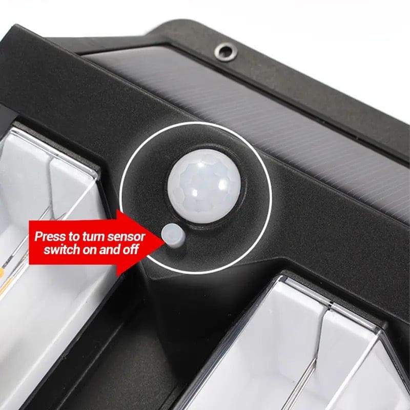Clarify.pk double head solar wall lamp with motion sensor switch for easy on and off