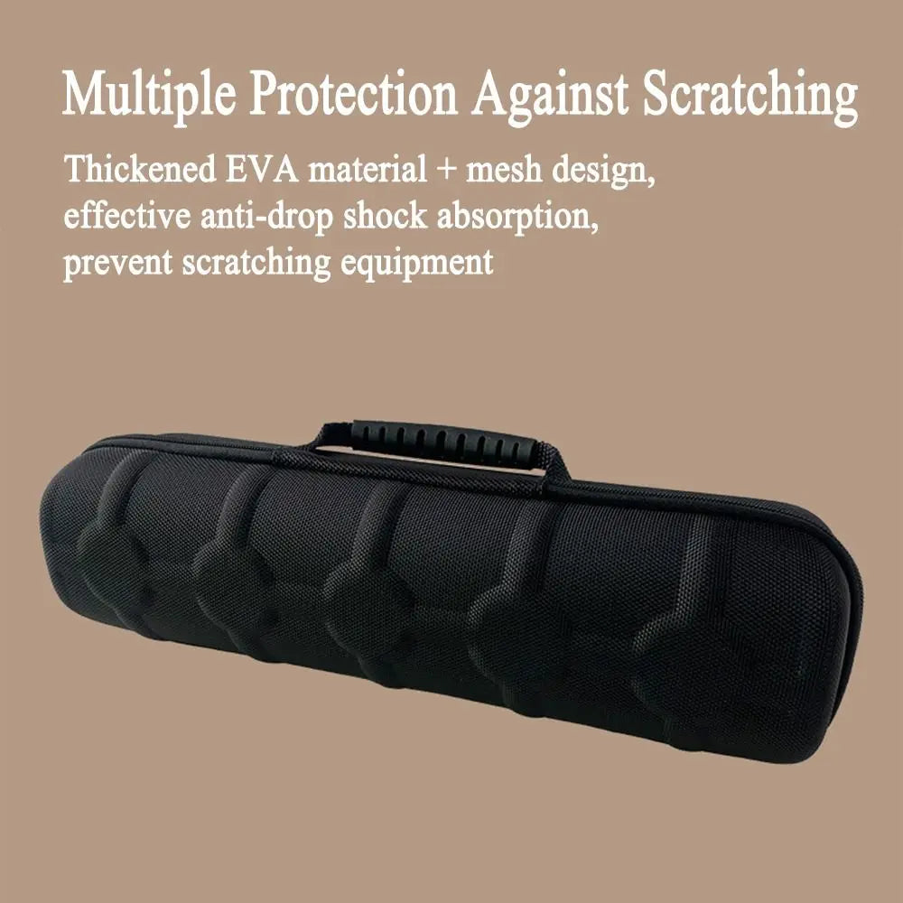 Black watch organizer case 5 slots with thickened EVA material and mesh design for protection