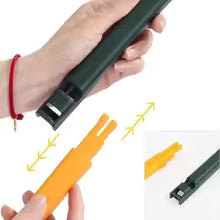 Clarify.pk computer brush with detachable orange head for window cleaning tool and device maintenance