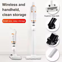 Clarify.pk wireless vacuum cleaner with mop featuring handheld design and superior mop cloth for easy cleaning