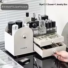 Clarify.pk cosmetic storage box makeup organizer for vanity drawers with drawers and compartments