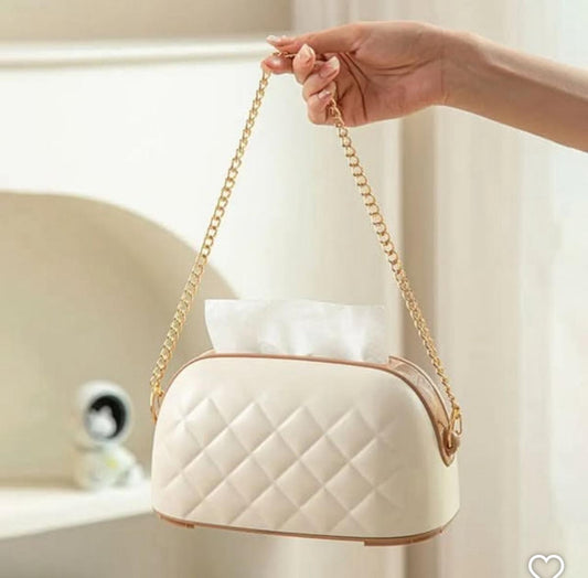 Handbag Style Tissue Box – Elegant Home & Car Holder