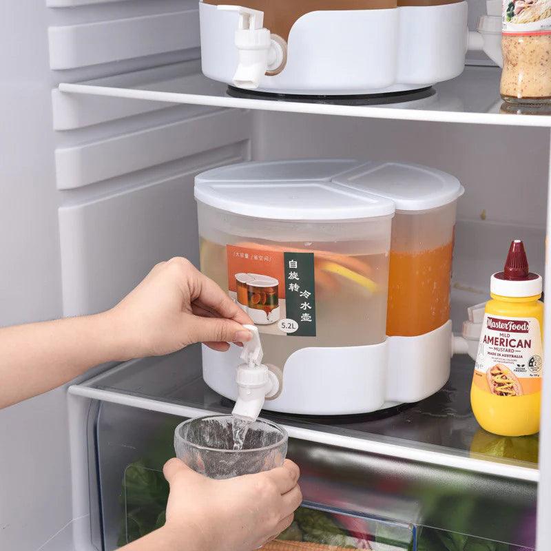 3 in 1 360 Rotating Water Juice Dispenser with 3 Grids - Clarify.pk