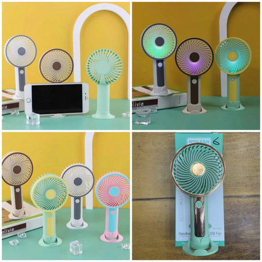 Portable Desk Fan – Compact USB Rechargeable Cooling Fan